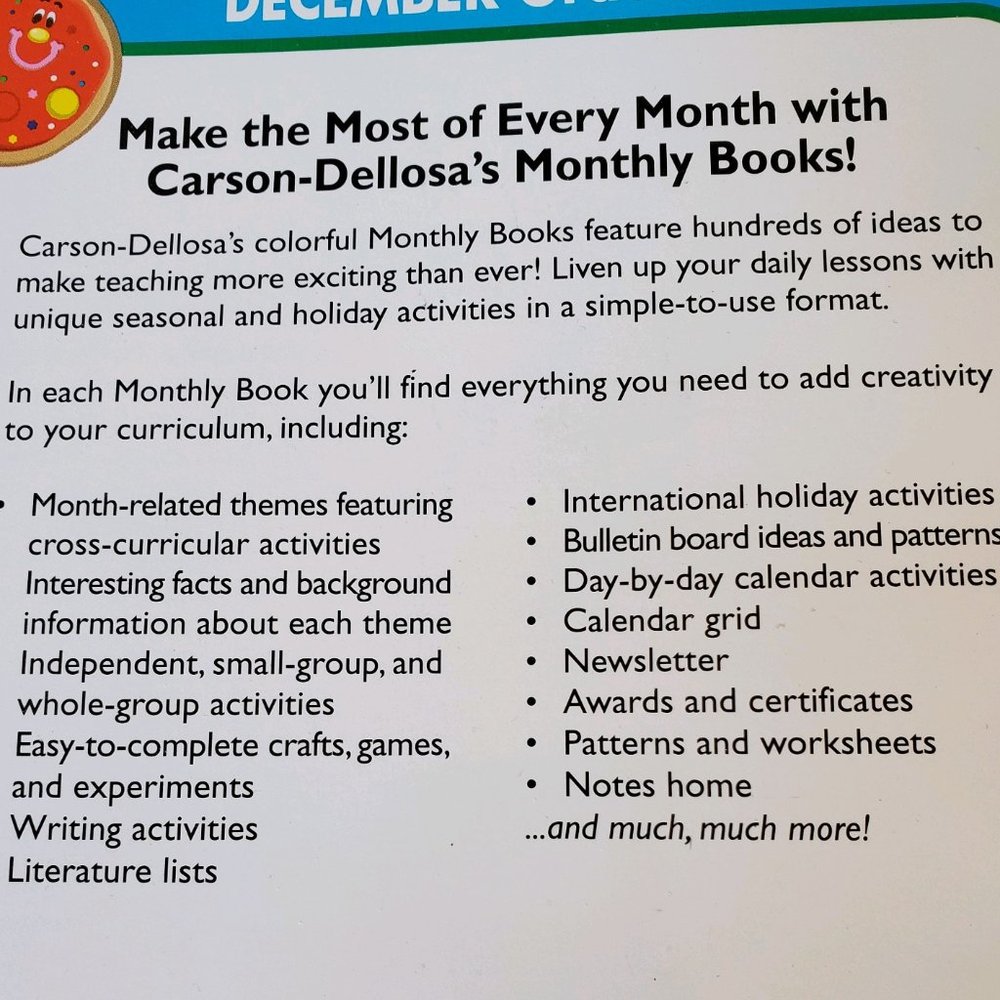 December - Educational Ideas Book - Picture 3 of 4